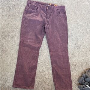 Tailor Vintage Men's Plum Corduroy Pants